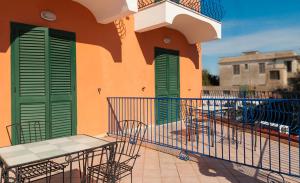 En balkon eller terrasse på Hotel Del Postiglione