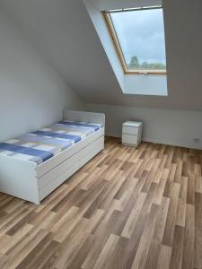 Ένα ή περισσότερα κρεβάτια σε δωμάτιο στο Torupilli Apartments