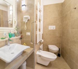 Koupelna v ubytování B&B Eraclio