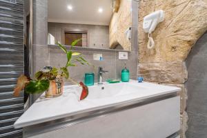 Koupelna v ubytování B&B Eraclio