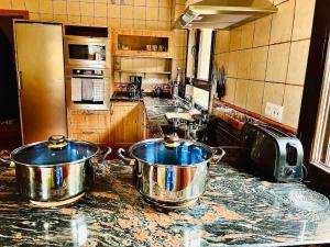 Kuchnia lub aneks kuchenny w obiekcie Villa Arboleda