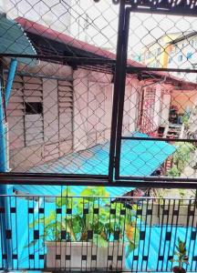 a view of a building with a stained glass ceiling at Tiny yet Beautiful apartment in the heart of Phnom Penh, Near central market in Phnom Penh