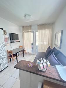 TV a/nebo společenská místnost v ubytování Apartments Sanda