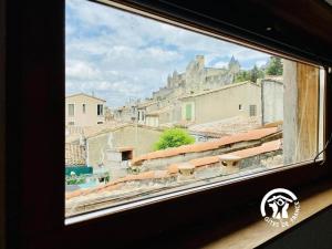 Výhľad na mesto Carcassonne alebo výhľad na mesto priamo z apartmánu