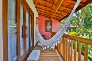 Uma varanda ou terraço em Paraíso Ecológico Pousada & SPA