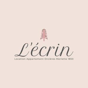 un logo per un sito web per gli ordini di moda di L'Écrin - Appartement au pied des pistes a Orcières