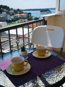 Balkon lub taras w obiekcie Apartments Prosperina Hvar