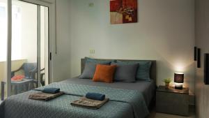 Postel nebo postele na pokoji v ubytování High-Tech flat