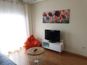 Telewizja i/lub zestaw kina domowego w obiekcie Mirador de Barreiros