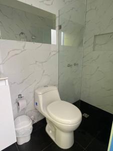 Koupelna v ubytování Apartamento cerca al parque + 10 fotografií