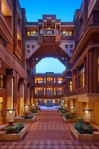 a rendering of the lobby of a hotel at ITC Rajputana, a Luxury Collection Hotel, Jaipur in Jaipur