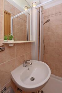 Koupelna v ubytování Rooms with WiFi Brsec, Opatija - 7768
