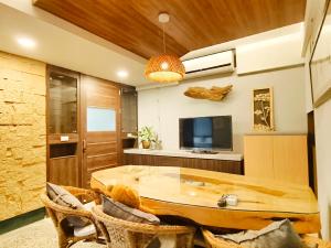 A cozinha ou kitchenette de Yu Hsuan Homestay