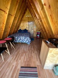Voodi või voodid majutusasutuse A-FRAME CABIN PUCON toas