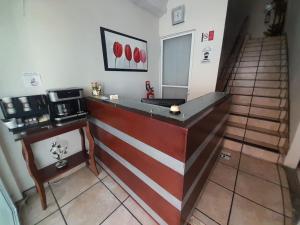 Kuchyň nebo kuchyňský kout v ubytování Hotel Purisima Concepción