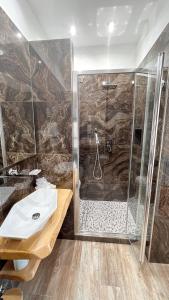 Koupelna v ubytování Suites Matteotti 57