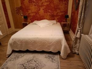 Posteľ alebo postele v izbe v ubytovaní Château d'Arfeuilles Chambres et tables d'hôtes