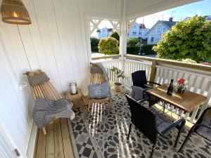 Μπαλκόνι ή βεράντα στο Skaftö Hotell Villa Lönndal, Grundsund