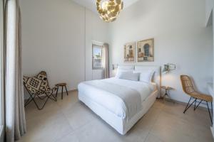 Postel nebo postele na pokoji v ubytování Casa di terra