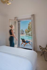 Postel nebo postele na pokoji v ubytování Casa di terra