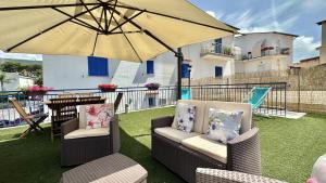 Μπαλκόνι ή βεράντα στο Holidaycasa Mike - Con terrazzo vista mare