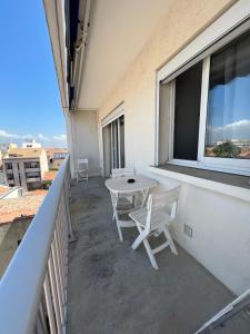 Balkón alebo terasa v ubytovaní Appartement centre ville 4 personnes à Palavas les flots