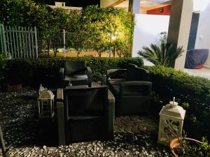 Zahrada ubytování B&B Sabbia e Sassi
