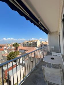Balkón alebo terasa v ubytovaní Appartement centre ville 4 personnes à Palavas les flots