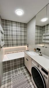 Ett badrum på Apartament Baltea