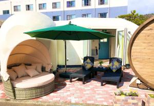 The Gran Resort Amanohashidate的休息区