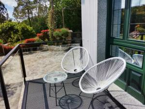 Balkon lub taras w obiekcie Casiñas A Granxa