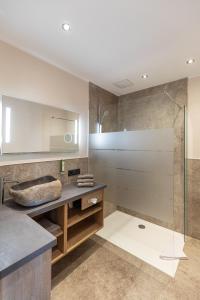 Koupelna v ubytování Design Hotel Frauenschuh