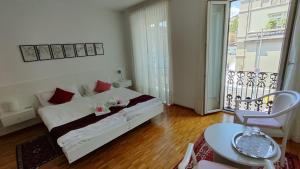 Hotel Scaletta房間的床