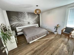 Postel nebo postele na pokoji v ubytování Apartmán až pro 8 osob