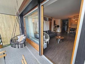 Istumisnurk majutusasutuses Amazing studio in Haute-Nendaz
