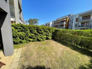 Vonkajšia záhrada v ubytovaní Apartament Marcin