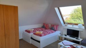 Ein Bett oder Betten in einem Zimmer der Unterkunft Gästehaus Sophie Randa