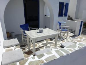 Et opholdsområde på Studio Naxos Orkos plage