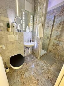 Koupelna v ubytování Apartment Offenbach am Main