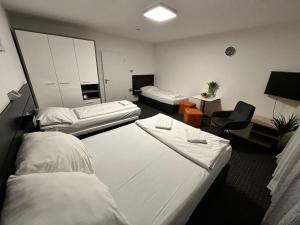 Postel nebo postele na pokoji v ubytování Apartment Offenbach am Main