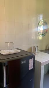 Kuchyň nebo kuchyňský kout v ubytování Bali Cottage Sambirenteng