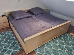 Postel nebo postele na pokoji v ubytování Ferienwohnung Tetzlaff
