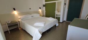 Postel nebo postele na pokoji v ubytování Hotel Internazionale