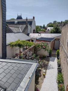 - une vue depuis le toit d'une maison dans l'établissement Studio Amboise centre historique, à Amboise