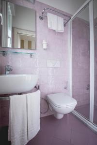 Koupelna v ubytování Hotel Ronchi