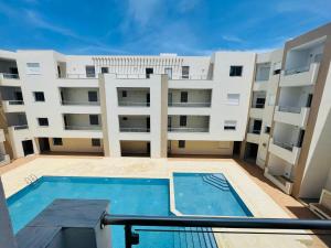 Bazén v ubytování Luxus-Apartment mit Poolblick nebo v jeho okolí