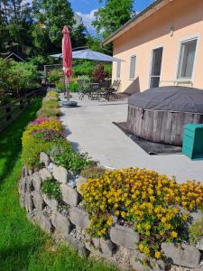 Vonkajšia záhrada v ubytovaní Ferienwohnung Brenner