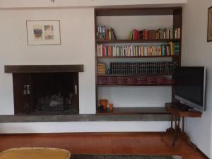 Knihovna v bed and breakfast