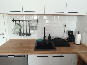 Kuchyň nebo kuchyňský kout v ubytování Apartment Eight - Pirot