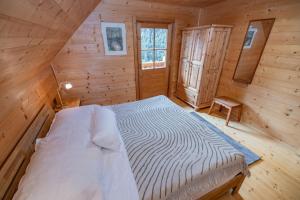 Postel nebo postele na pokoji v ubytování Almhaus Gensbach